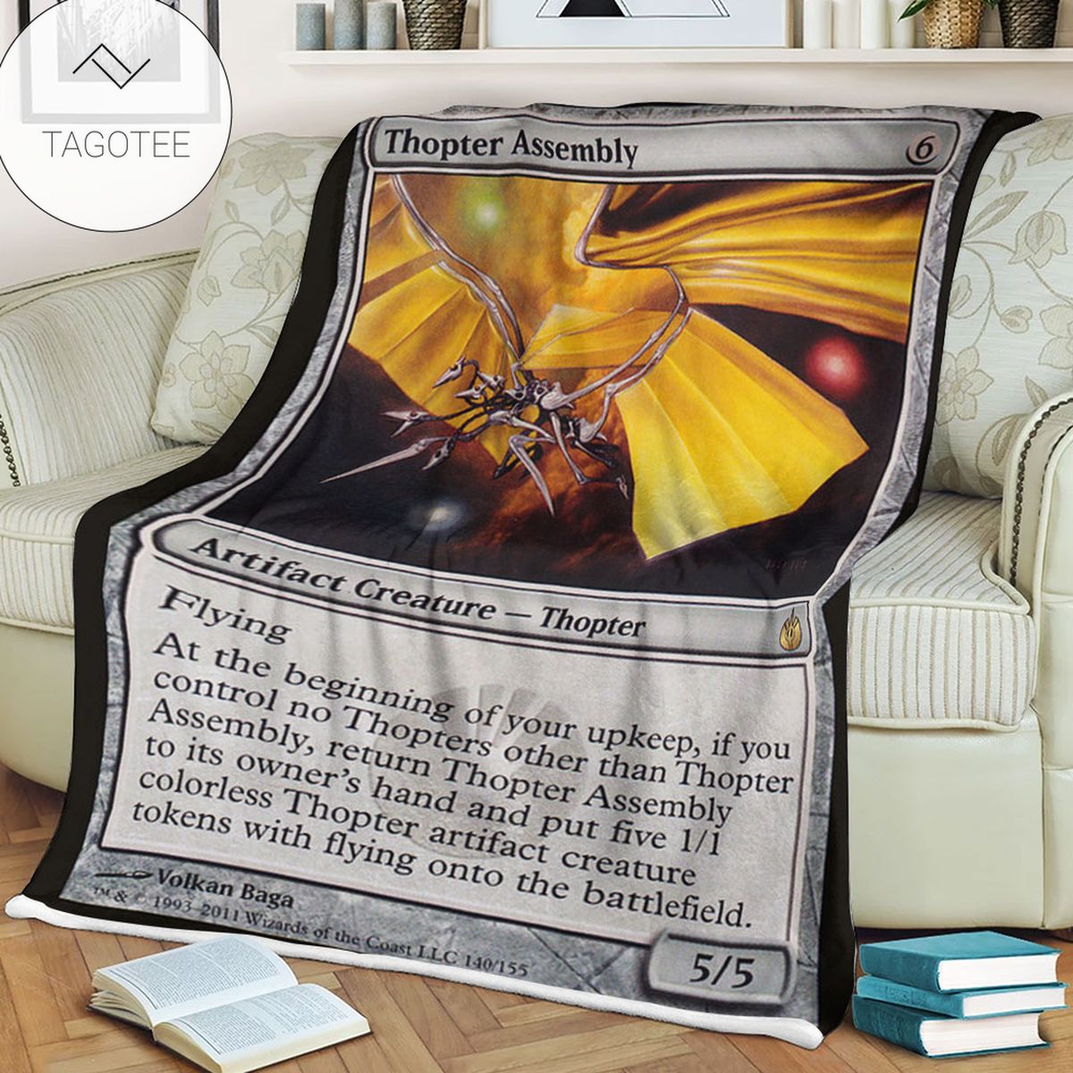 Game Mtg Magic The Gathering Mbs 140 Thopter Assembly Fleece Blanket Game Mtg Magic The Gathering Mbs 140 Thopter Assembly Fleece Blanket