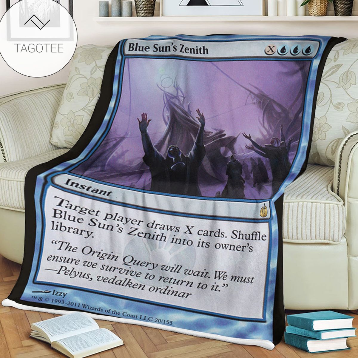 Game Mtg Magic The Gathering Mbs 20 Blue Sun S Zenith Fleece Blanket Game Mtg Magic The Gathering Mbs 20 Blue Sun S Zenith Fleece Blanket