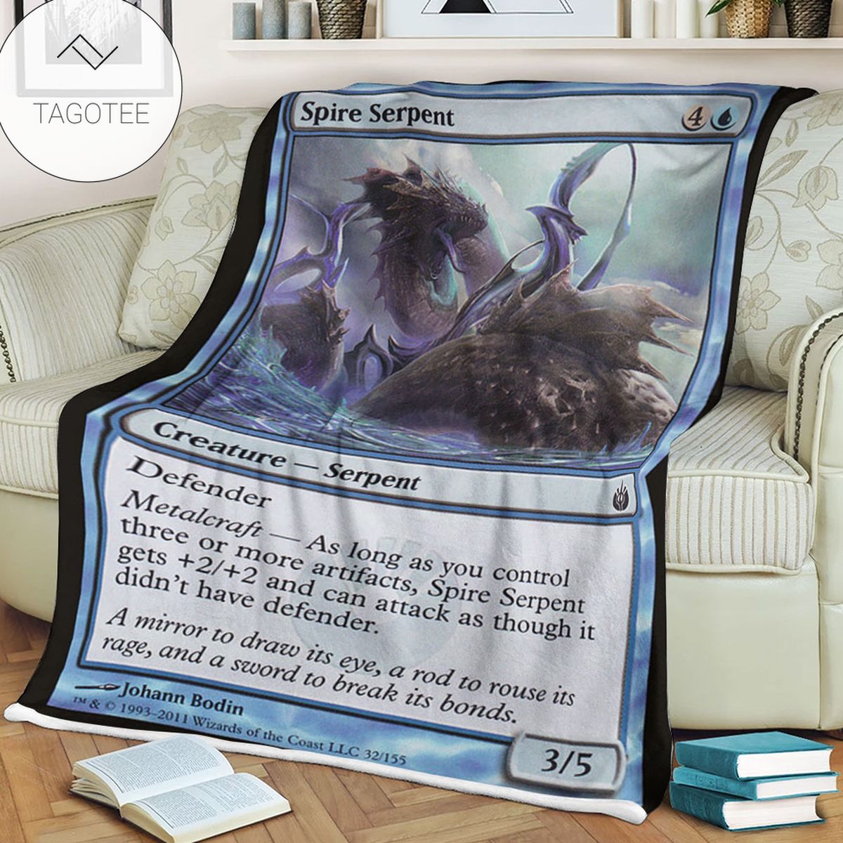 Game Mtg Magic The Gathering Mbs 32 Spire Serpent Fleece Blanket Game Mtg Magic The Gathering Mbs 32 Spire Serpent Fleece Blanket