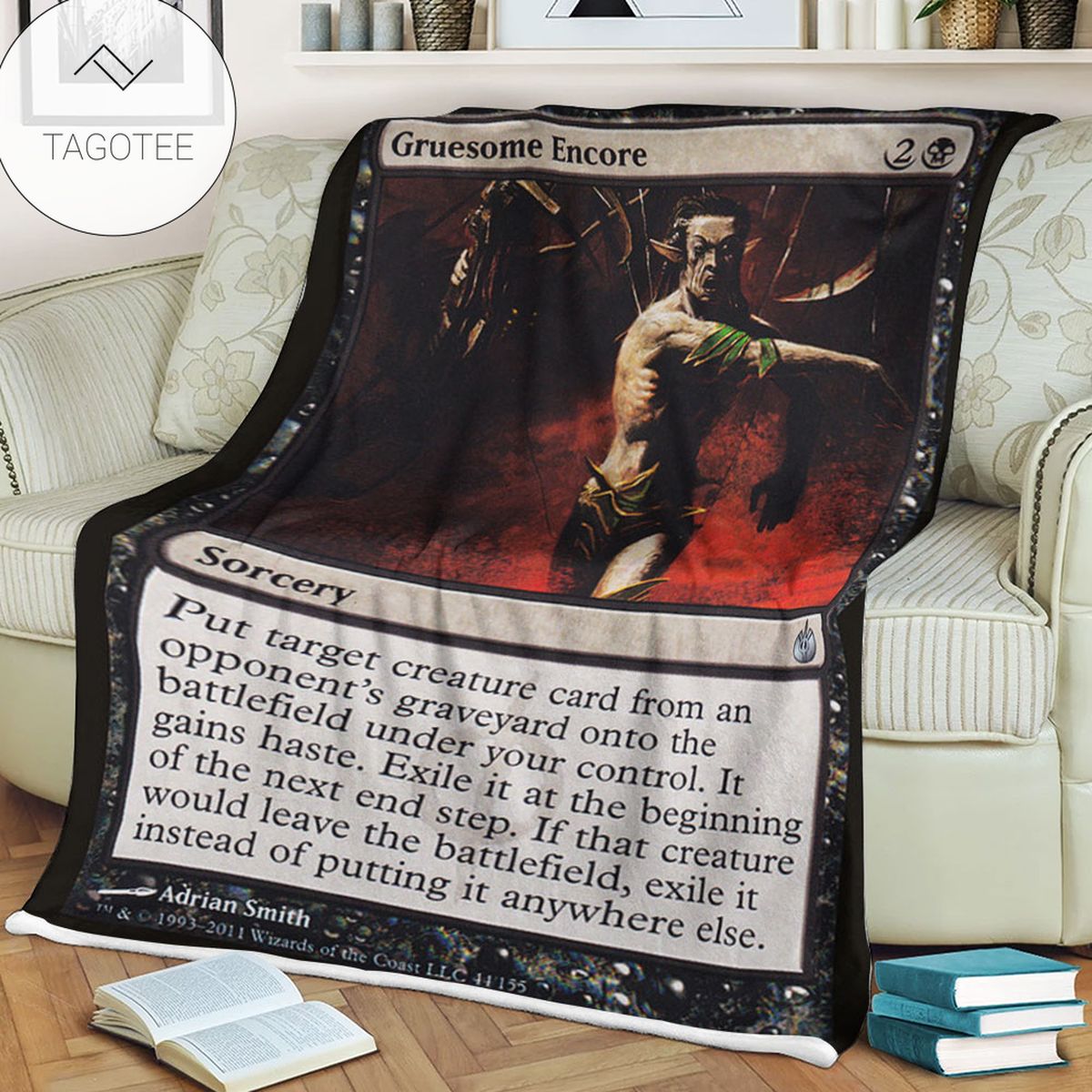 Game Mtg Magic The Gathering Mbs 44 Gruesome Encore Fleece Blanket Game Mtg Magic The Gathering Mbs 44 Gruesome Encore Fleece Blanket