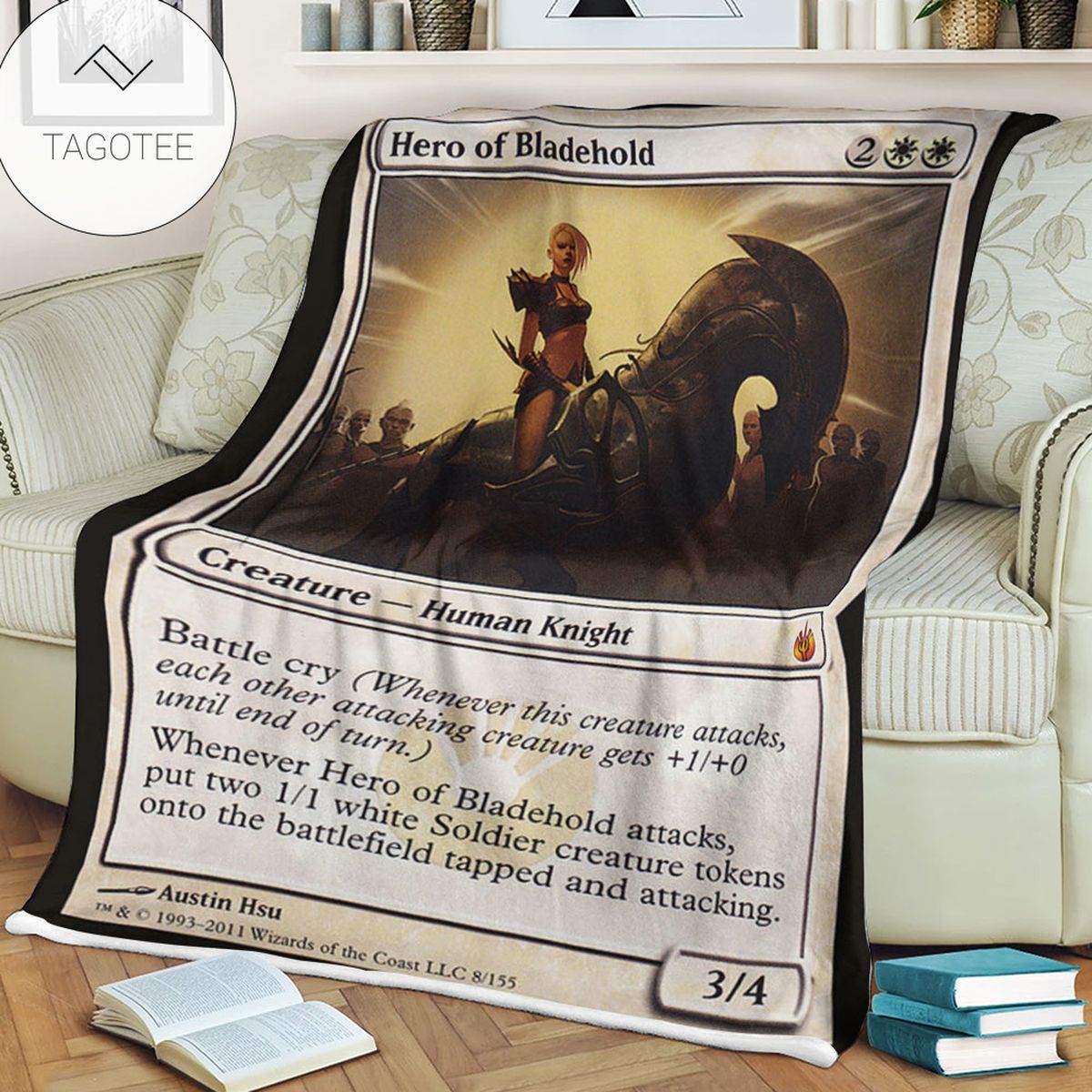 Game Mtg Magic The Gathering Mbs 8 Hero Of Bladehold Fleece Blanket Tagotee Game Mtg Magic The Gathering Mbs 8 Hero Of Bladehold Fleece Blanket Tagotee