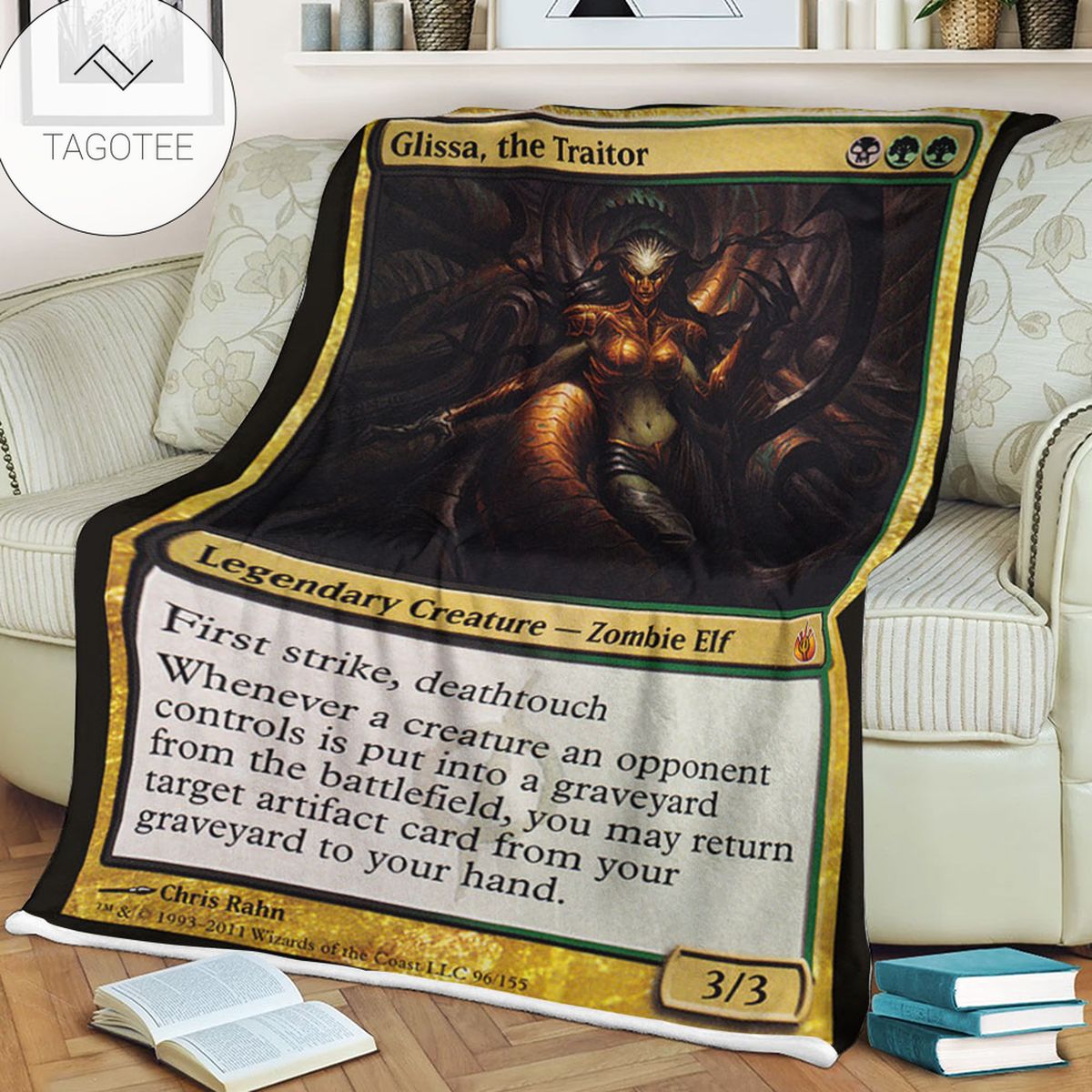 Game Mtg Magic The Gathering Mbs 96 Glissa The Traitor Fleece Blanket Game Mtg Magic The Gathering Mbs 96 Glissa The Traitor Fleece Blanket