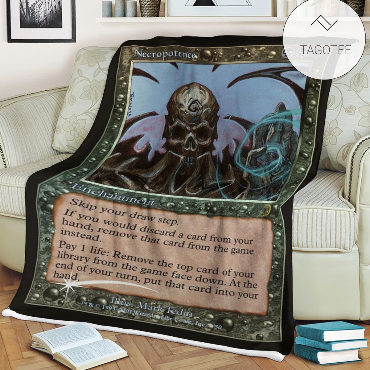 Game Mtg Magic The Gathering Necropotence Blanket2 Game Mtg Magic The Gathering Necropotence Blanket2