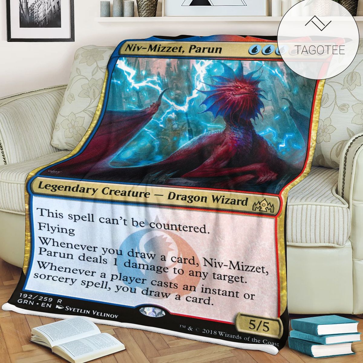 Game Mtg Magic The Gathering Nivmizzet Parun Blanket Game Mtg Magic The Gathering Nivmizzet Parun Blanket