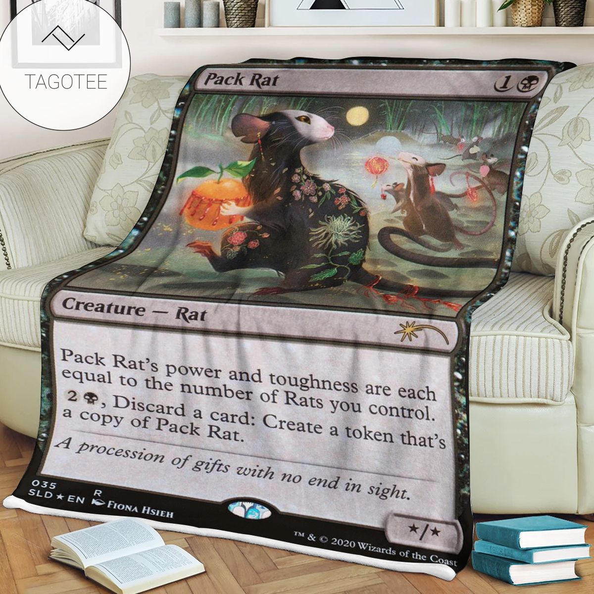 Game Mtg Magic The Gathering Pack Rat Blanket Tagotee Game Mtg Magic The Gathering Pack Rat Blanket Tagotee