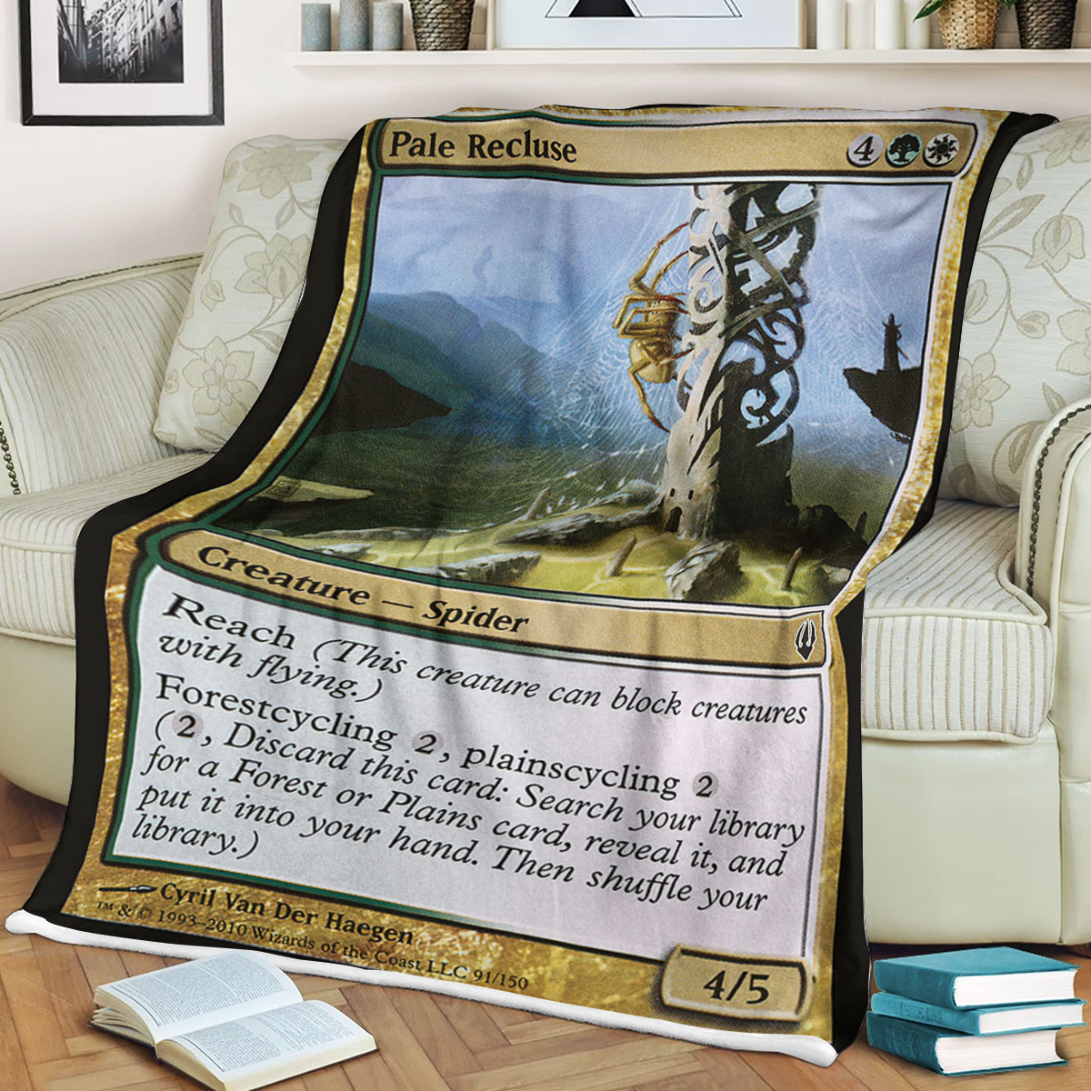Game Mtg Magic The Gathering Pale Recluse Sherpa Blanket 2 Game Mtg Magic The Gathering Pale Recluse Sherpa Blanket 2