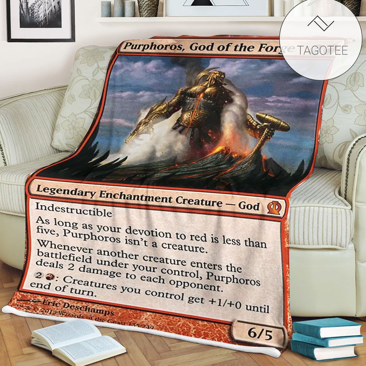 Game Mtg Magic The Gathering Purphoros God Of The Forge Blanket Game Mtg Magic The Gathering Purphoros God Of The Forge Blanket
