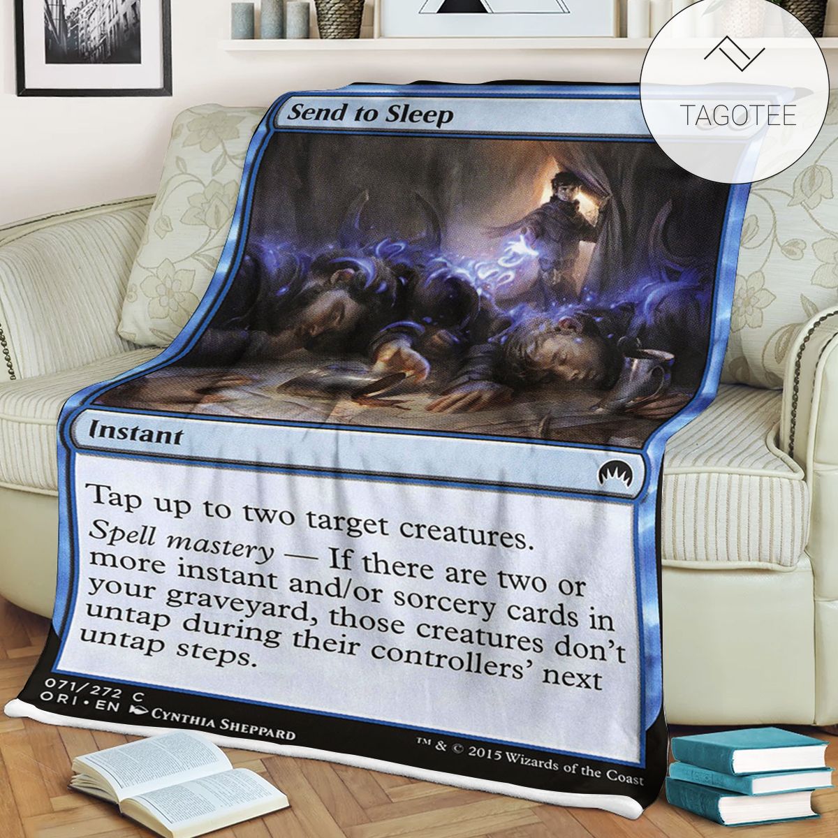 Game Mtg Magic The Gathering Send To Sleep Blanket Tagotee Game Mtg Magic The Gathering Send To Sleep Blanket Tagotee