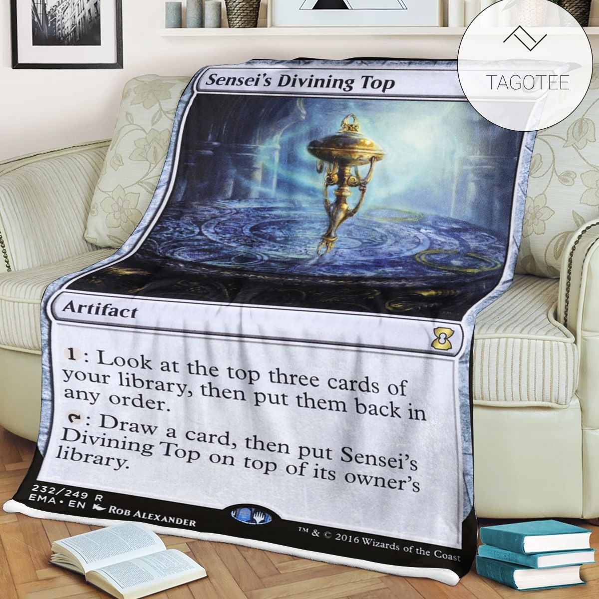 Game Mtg Magic The Gathering Senseis Divining Top Blanket Tagotee Game Mtg Magic The Gathering Senseis Divining Top Blanket Tagotee