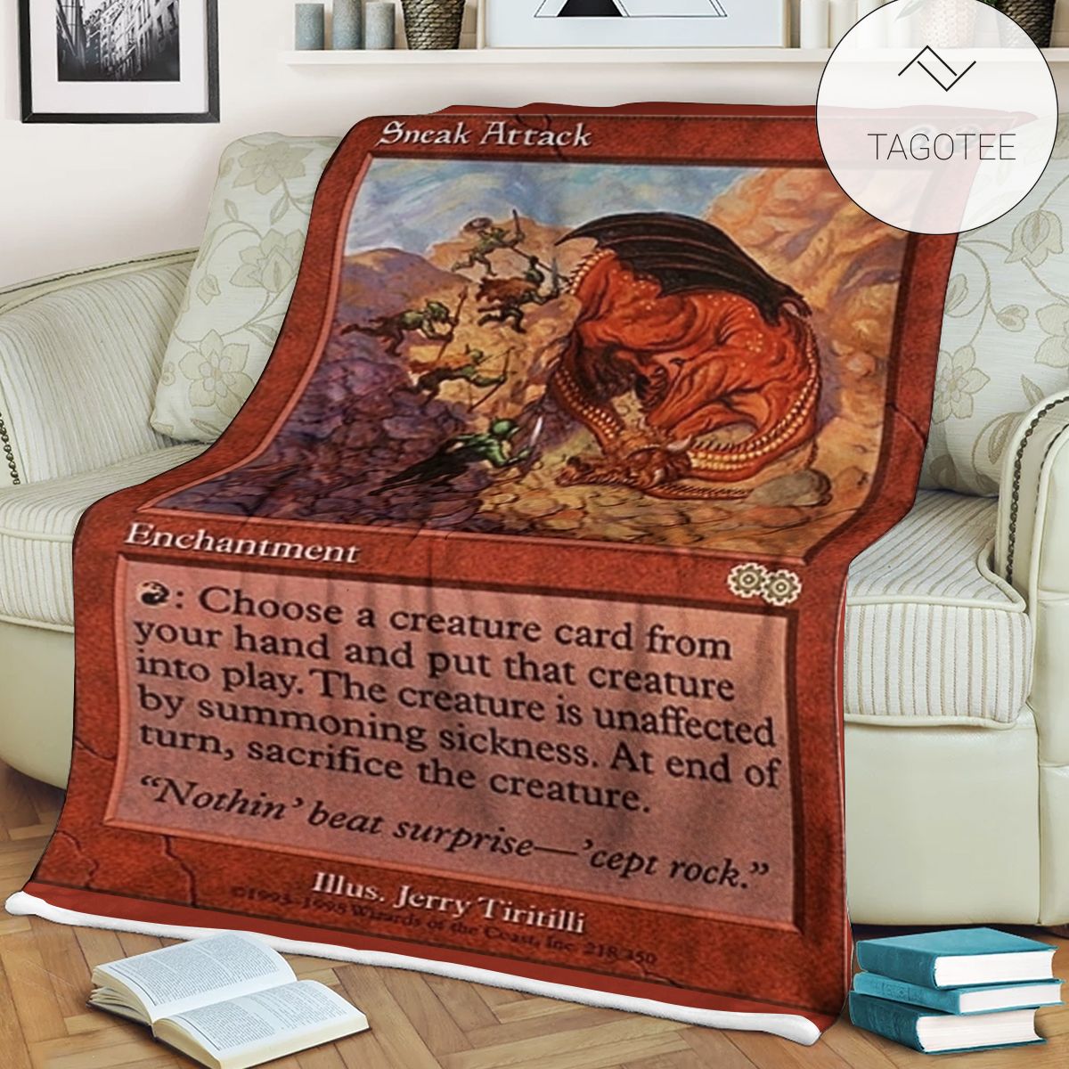 Game Mtg Magic The Gathering Sneak Attack Blanket Game Mtg Magic The Gathering Sneak Attack Blanket