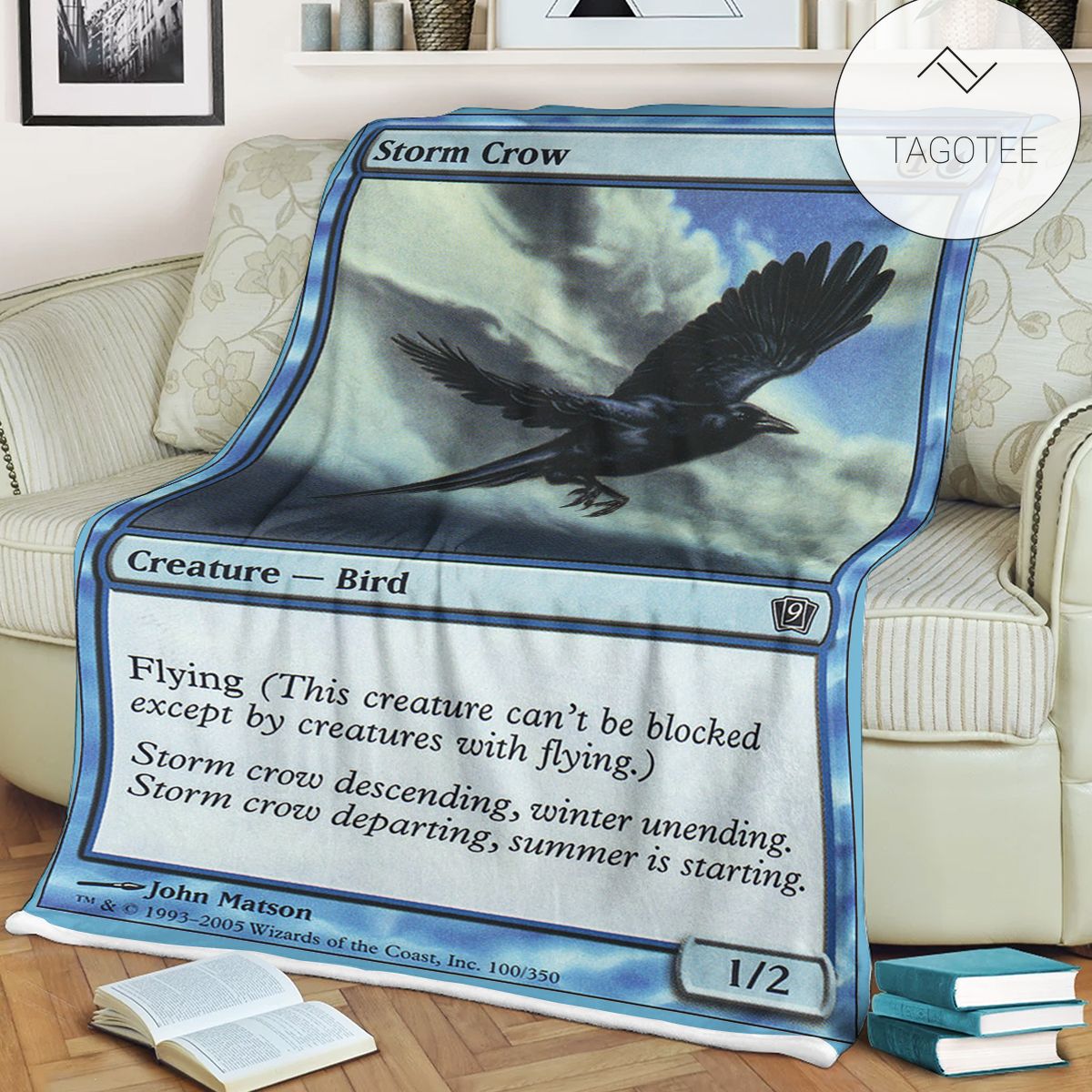 Game Mtg Magic The Gathering Storm Crow Blanket Game Mtg Magic The Gathering Storm Crow Blanket