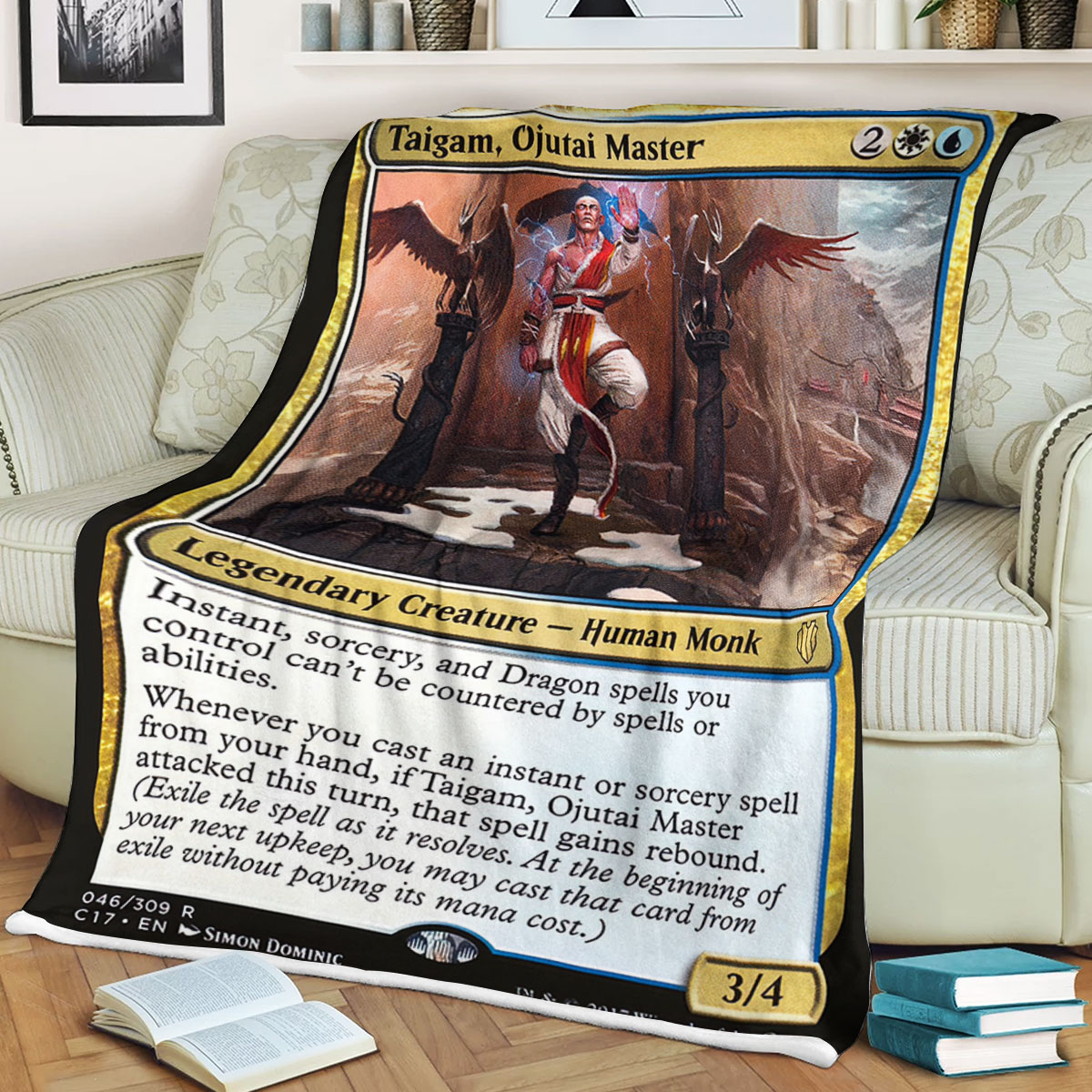 Game Mtg Magic The Gathering Taigam Ojutai Master Sherpa Blanket 2 Game Mtg Magic The Gathering Taigam Ojutai Master Sherpa Blanket 2
