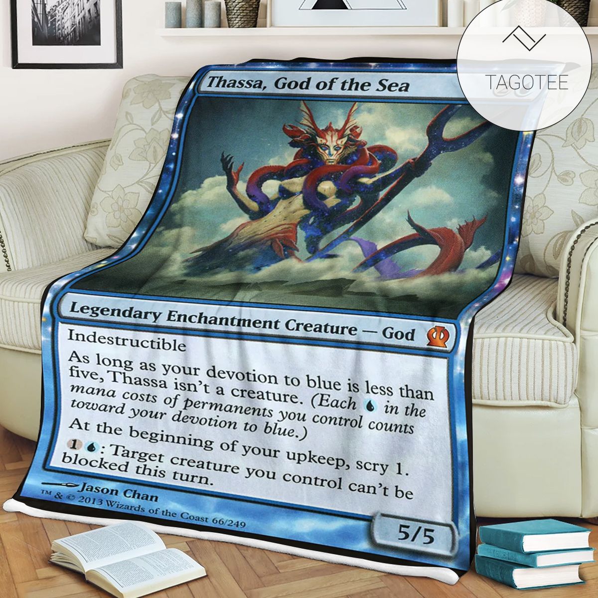 Game Mtg Magic The Gathering Thassa God Of The Sea Blanket Game Mtg Magic The Gathering Thassa God Of The Sea Blanket