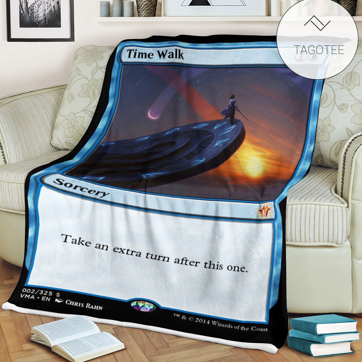 Game Mtg Magic The Gathering Time Walk Soft Blanket Game Mtg Magic The Gathering Time Walk Soft Blanket