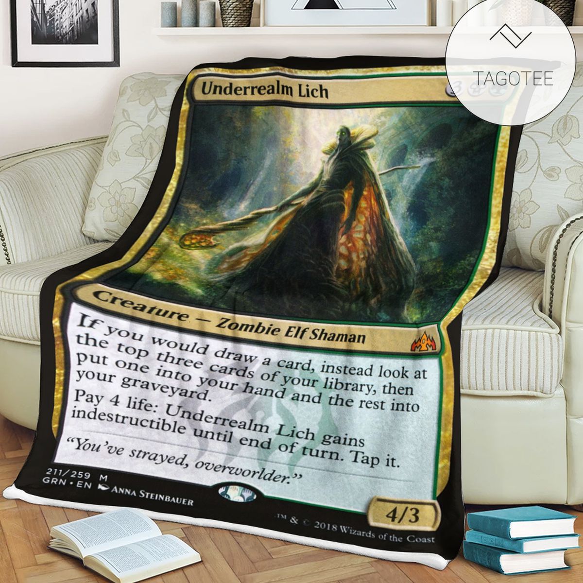 Game Mtg Magic The Gathering Underrealm Lich Blanket Tagotee Game Mtg Magic The Gathering Underrealm Lich Blanket Tagotee