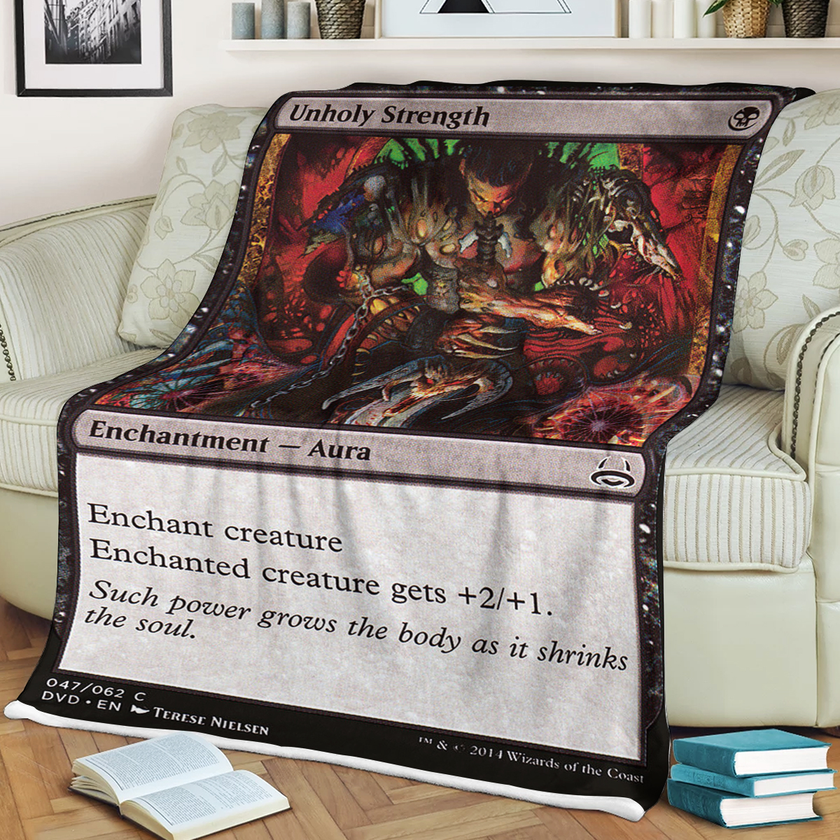 Game Mtg Magic The Gathering Unholy Strength Blanket Game Mtg Magic The Gathering Unholy Strength Blanket