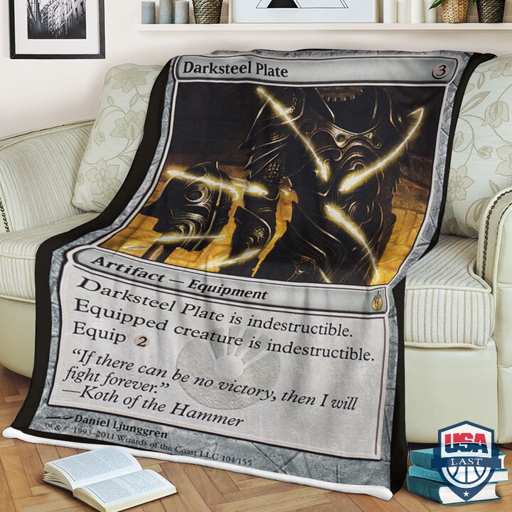 Game Mtg Mbs 104 Darksteel Plate Soft Blanket Game Mtg Mbs 104 Darksteel Plate Soft Blanket
