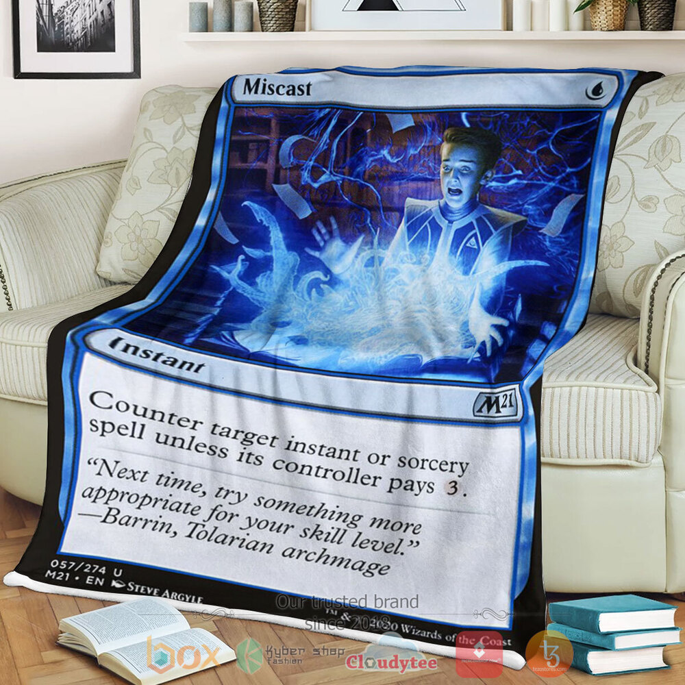 Game Mtg Miscast Fleece Blanket Game Mtg Miscast Fleece Blanket