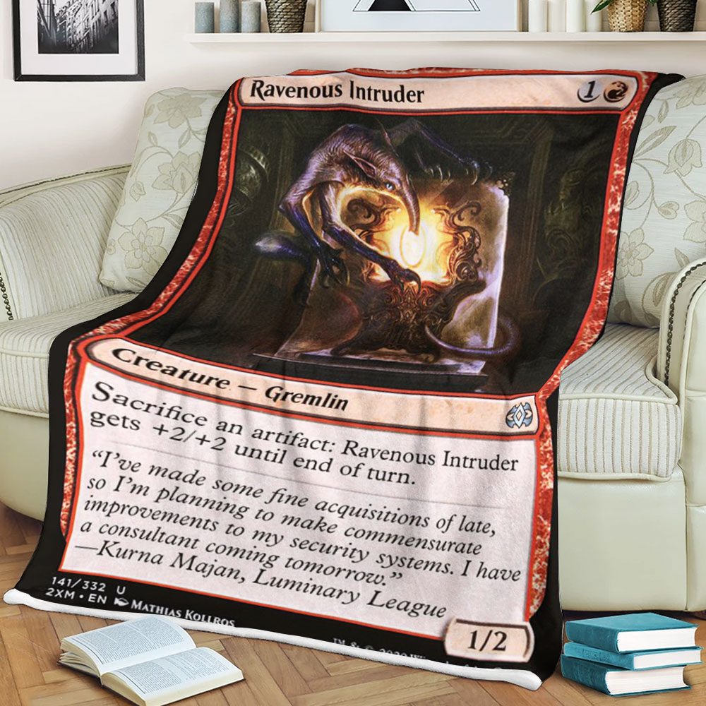 Game Mtg Ravenous Intruder Blanket Game Mtg Ravenous Intruder Blanket