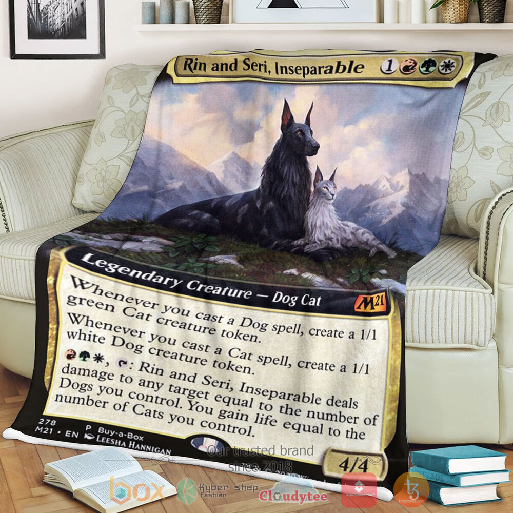 Game Mtg Rin And Seri Inseparable Fleece Blanket Game Mtg Rin And Seri Inseparable Fleece Blanket