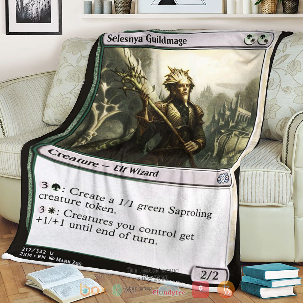 Game Mtg Selesnya Guildmage Sherpa Blanket Game Mtg Selesnya Guildmage Sherpa Blanket