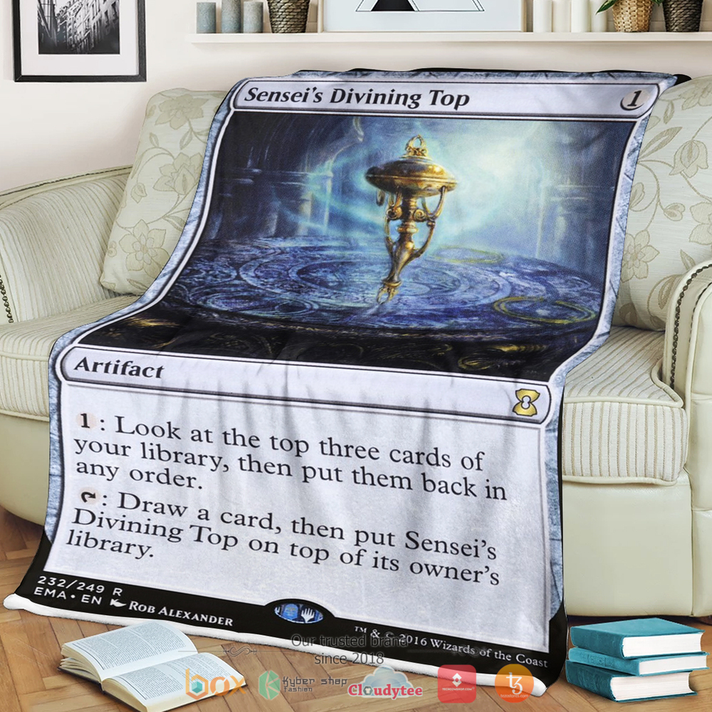 Game Mtg Senseis Divining Top Blanket Game Mtg Senseis Divining Top Blanket