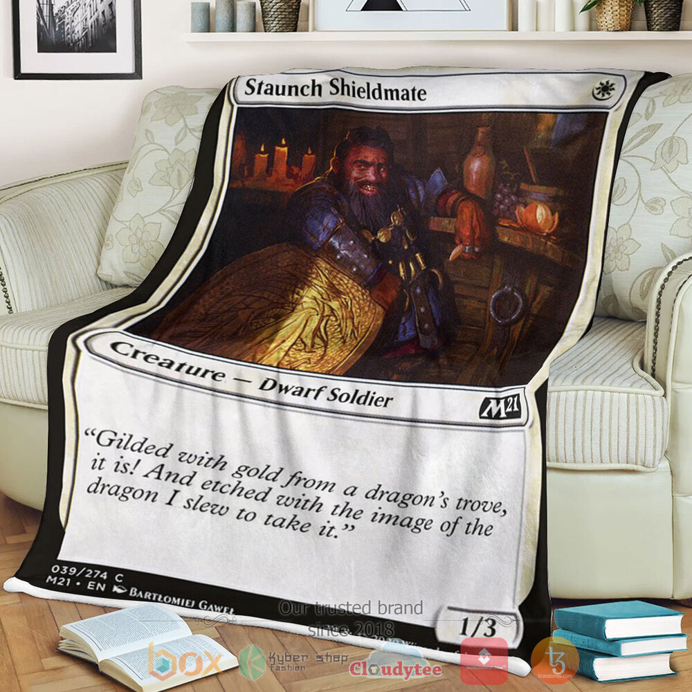 Game Mtg Staunch Shieldmate Fleece Blanket Game Mtg Staunch Shieldmate Fleece Blanket