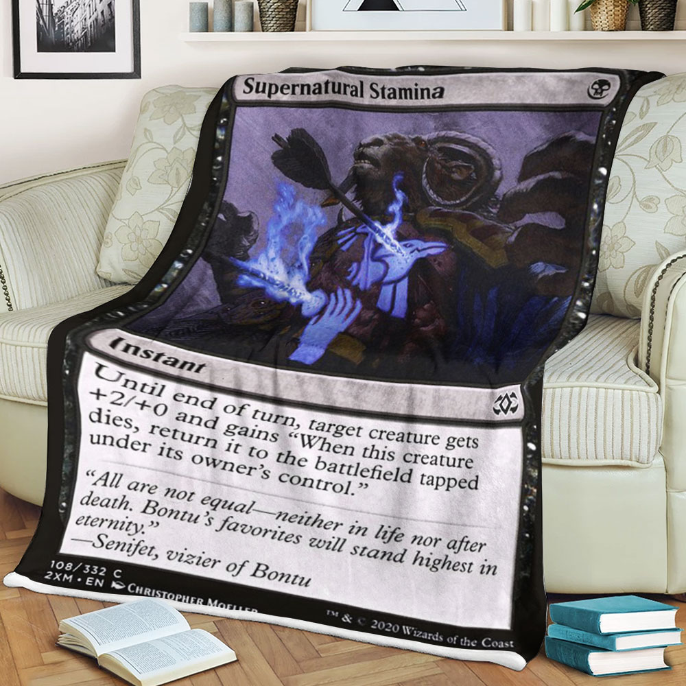 Game Mtg Supernatural Stamina Blanket Game Mtg Supernatural Stamina Blanket
