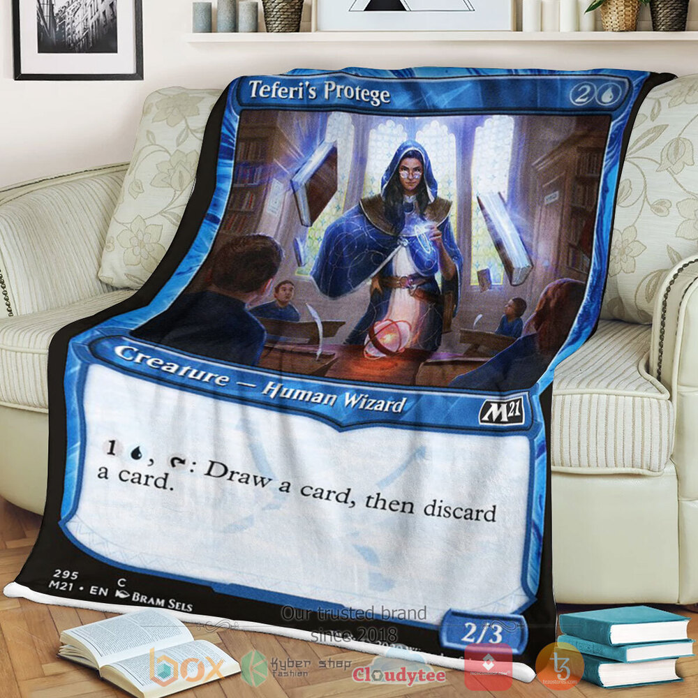Game Mtg Teferi S Protege Fleece Blanket Game Mtg Teferi S Protege Fleece Blanket