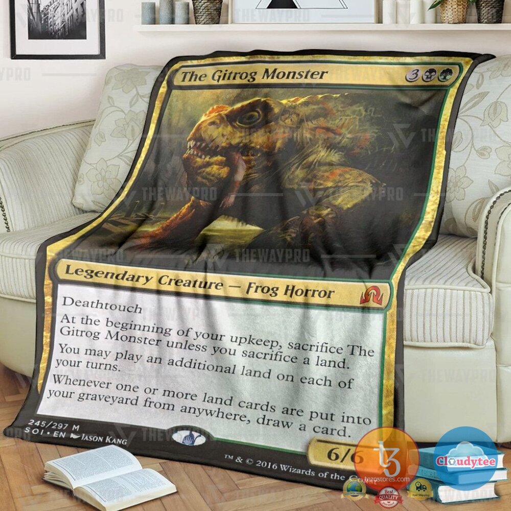 Game Mtg The Gitrog Monster Blanket Game Mtg The Gitrog Monster Blanket