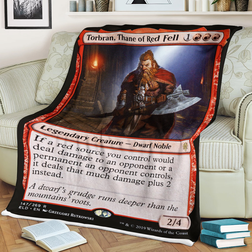 Game Mtg Torbran Thane Of Red Fell Blanket Game Mtg Torbran Thane Of Red Fell Blanket