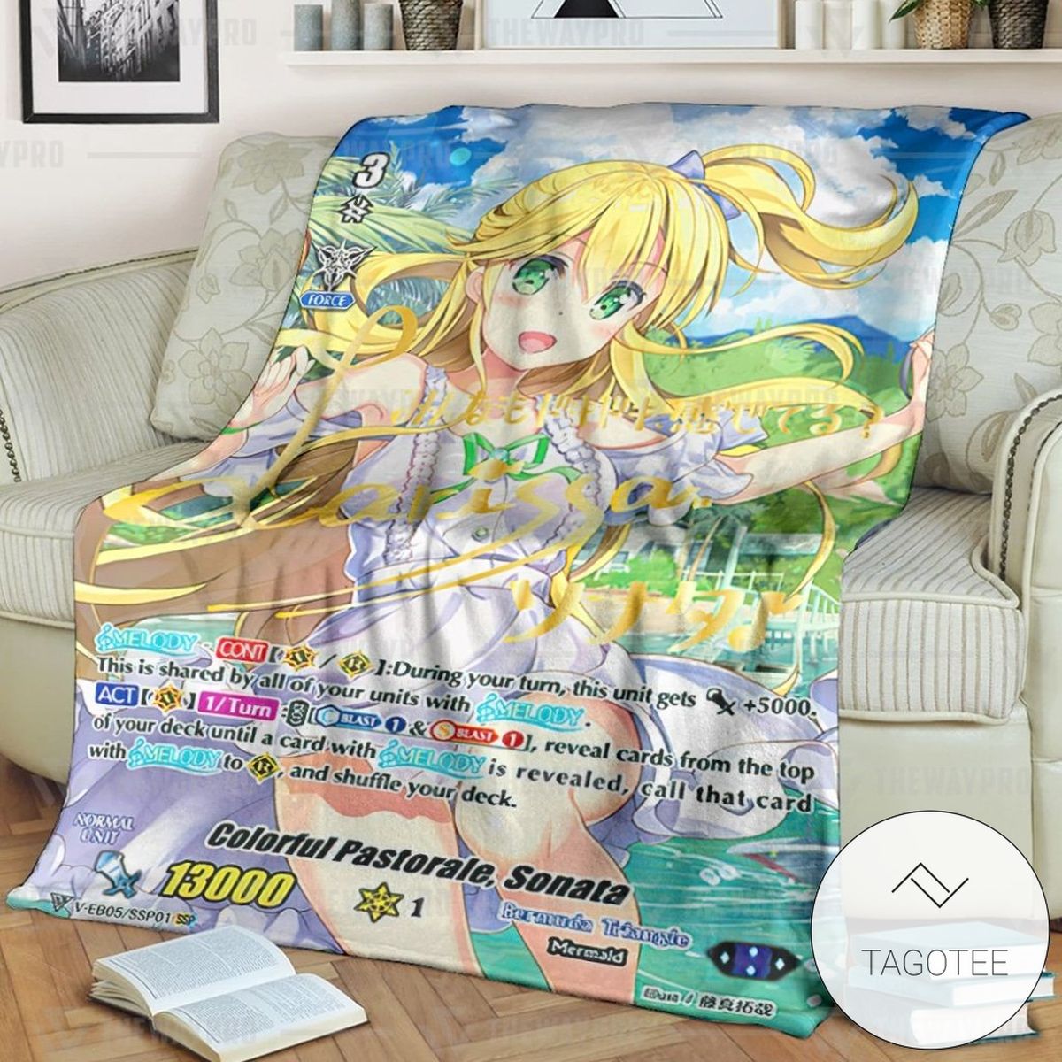 Game Vanguard Cards Colorful Pastorale Fina Rainbow Ssp Custom Soft Blanket Game Vanguard Cards Colorful Pastorale Fina Rainbow Ssp Custom Soft Blanket