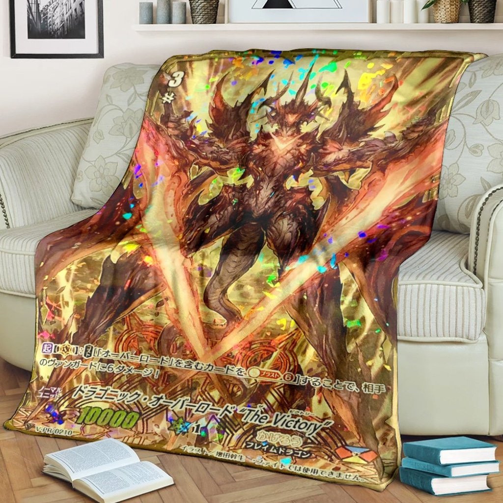 Game Vanguard Cards Dragonic Overlord The Victory Custom Soft Blanket 2 Game Vanguard Cards Dragonic Overlord The Victory Custom Soft Blanket 2