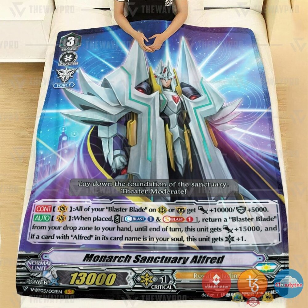 Game Vanguard Cards Monarch Sanctuary Alfred V Series Soft Blanket Game Vanguard Cards Monarch Sanctuary Alfred V Series Soft Blanket