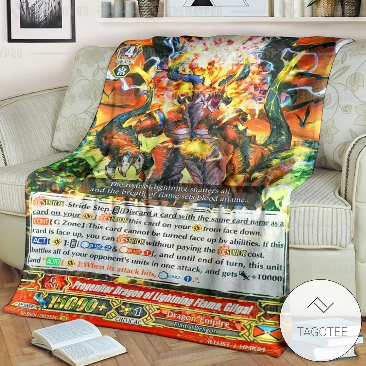 Game Vanguard Cards Progenitor Dragon Of Deep Sea Balanerena Custom Soft Blanket Game Vanguard Cards Progenitor Dragon Of Deep Sea Balanerena Custom Soft Blanket