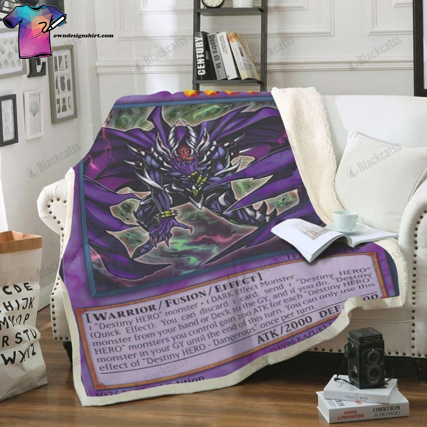 Game Yu Gi Oh Destiny Hero Dangerous Full Print Soft Blanket Game Yu Gi Oh Destiny Hero Dangerous Full Print Soft Blanket