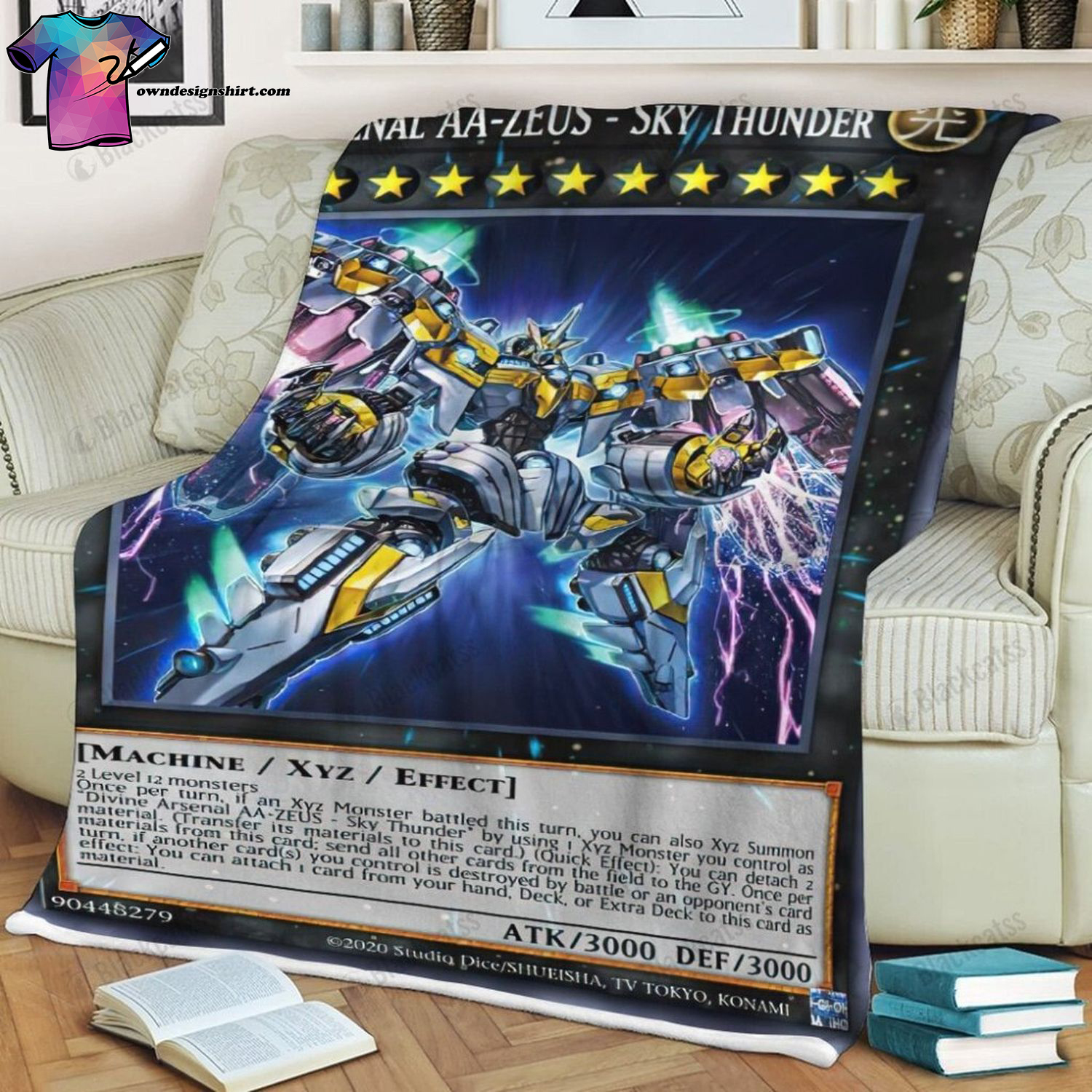 Game Yu Gi Oh Divine Arsenal Aa Zeus Sky Thunder Full Print Soft Blanket Game Yu Gi Oh Divine Arsenal Aa Zeus Sky Thunder Full Print Soft Blanket