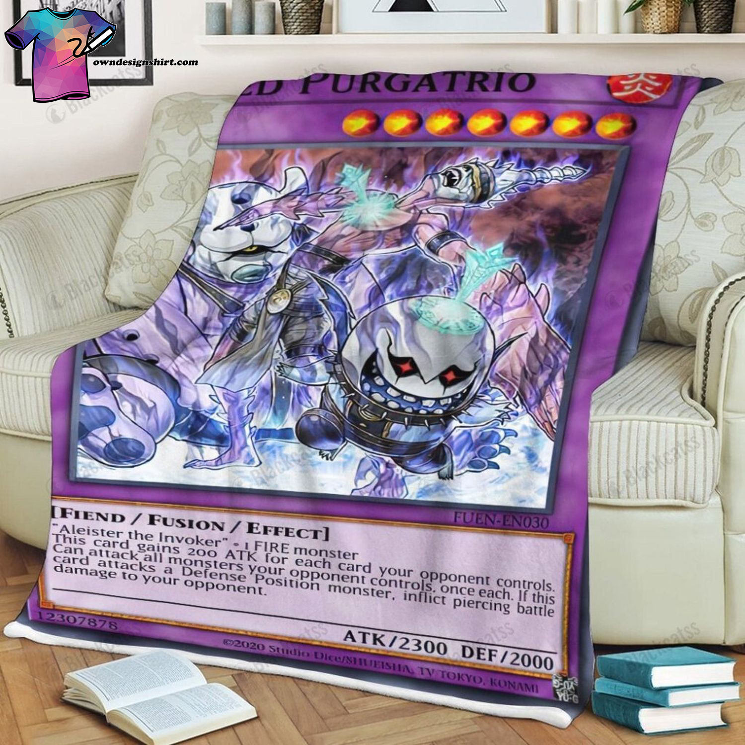 Game Yu Gi Oh Invoked Purgatrio Full Print Soft Blanket Game Yu Gi Oh Invoked Purgatrio Full Print Soft Blanket