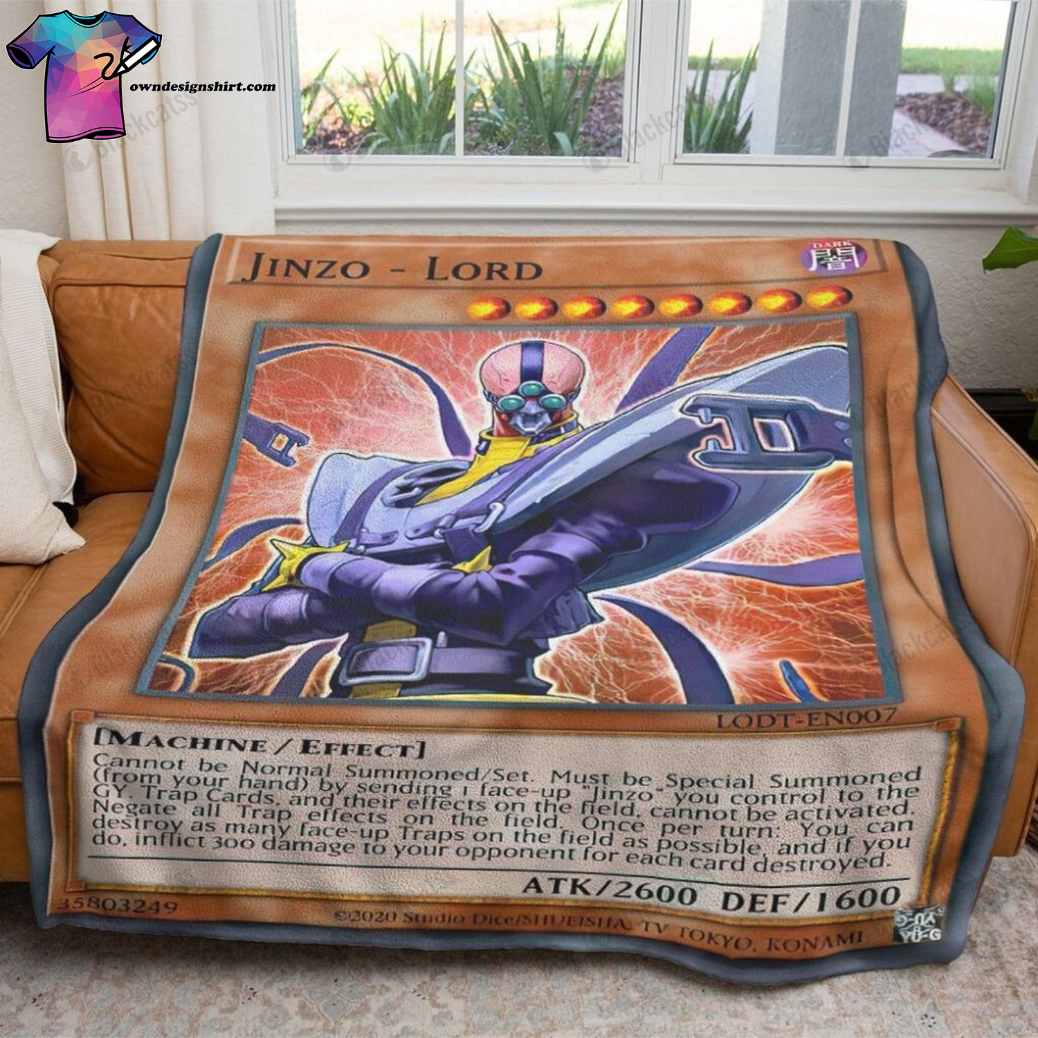 Game Yu Gi Oh Jinzo Lord Full Print Soft Blanket Game Yu Gi Oh Jinzo Lord Full Print Soft Blanket