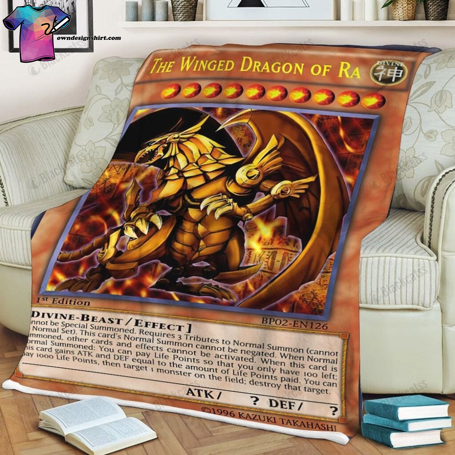 Game Yu Gi Oh The Winged Dragon Of Ra Full Print Soft Blanket Game Yu Gi Oh The Winged Dragon Of Ra Full Print Soft Blanket