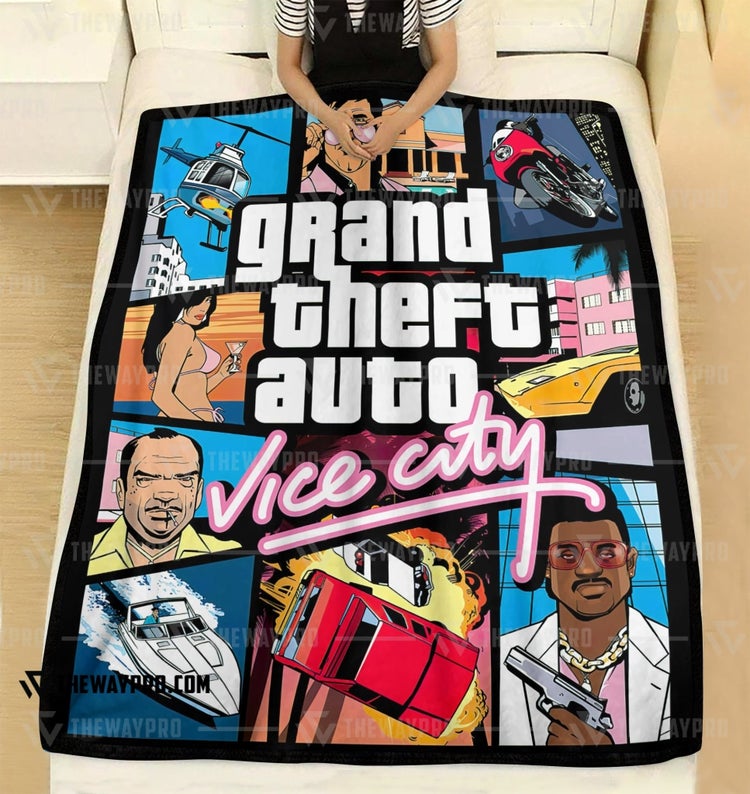 Grand Theft Auto Vice City Blanket Grand Theft Auto Vice City Blanket