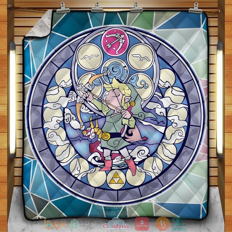 Hero Of Hyrule Quilt Blanket Hero Of Hyrule Quilt Blanket