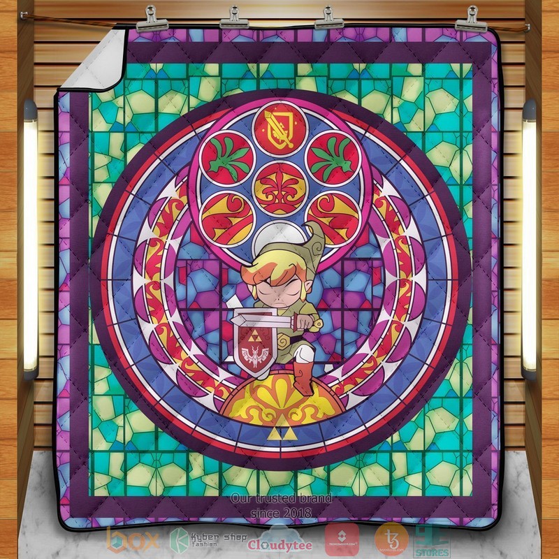 Hero Of Hyrule V3 Quilt Blanket Hero Of Hyrule V3 Quilt Blanket