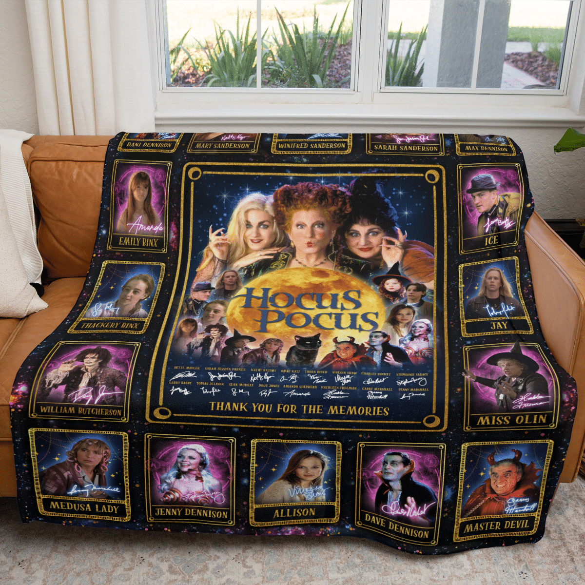 Hocus Pocus Thank You For The Memories Fleece Blanket Hocus Pocus Thank You For The Memories Fleece Blanket