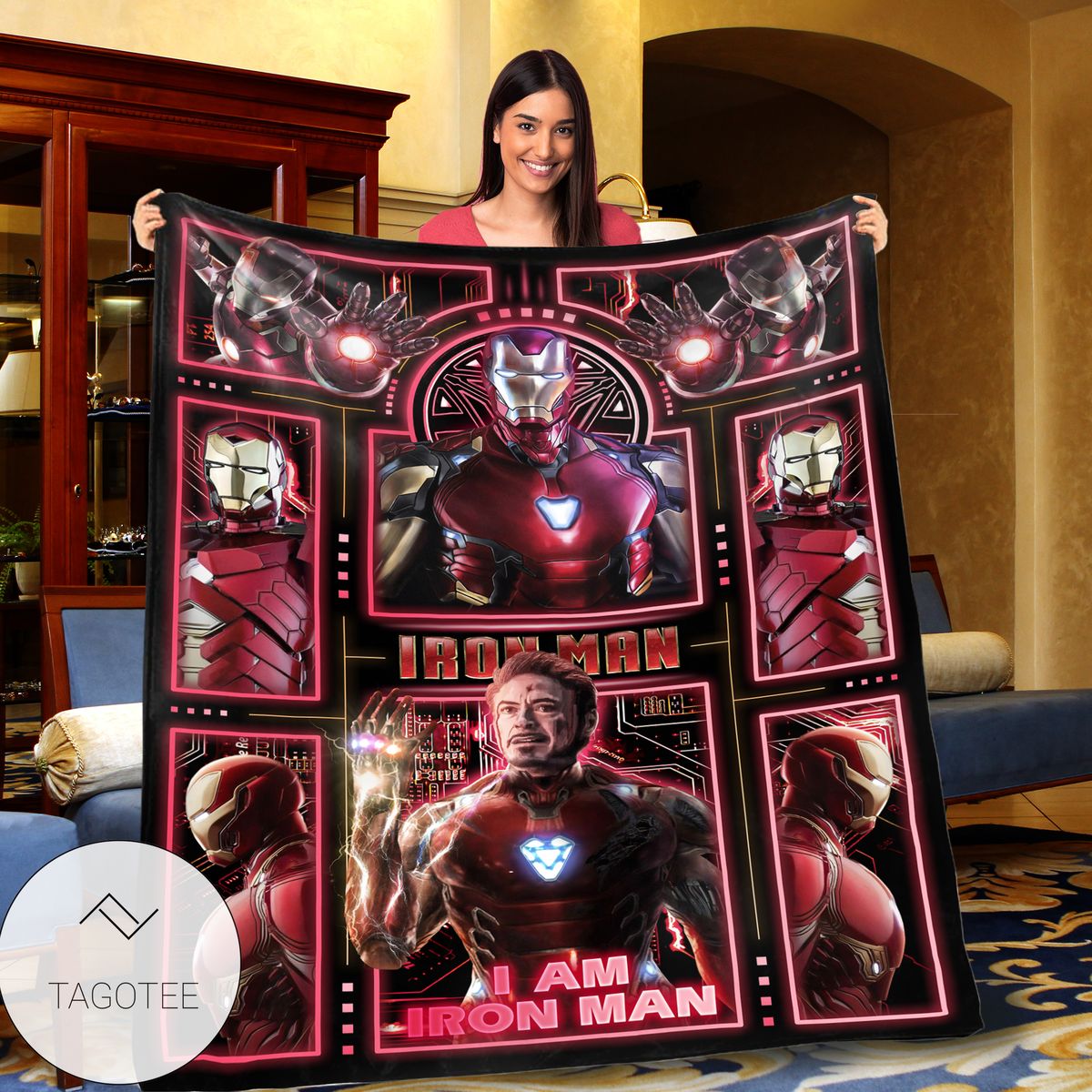 Iron Man Marvel Hero Blanket Iron Man Marvel Hero Blanket