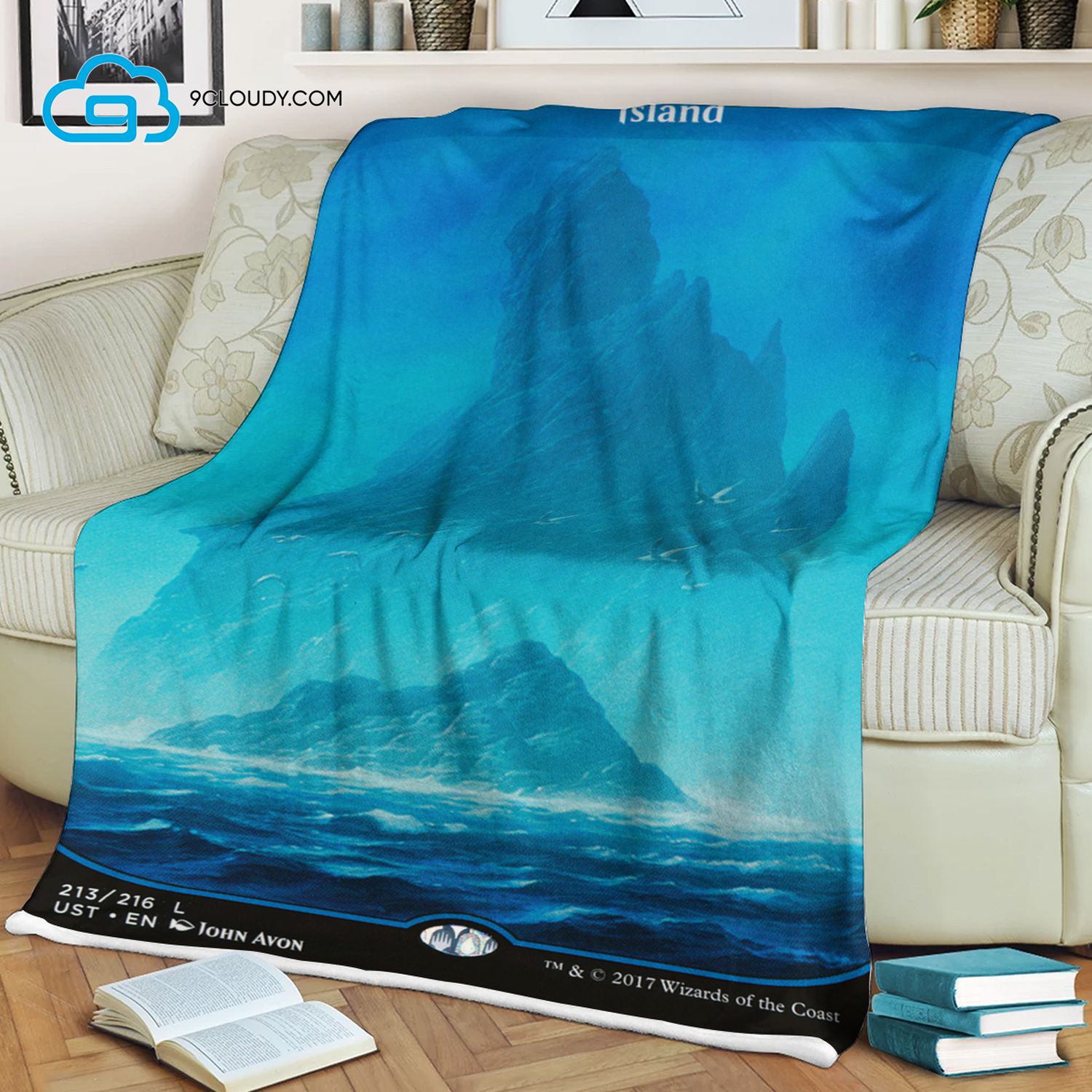 Island Game Magic The Gathering Blanket Island Game Magic The Gathering Blanket