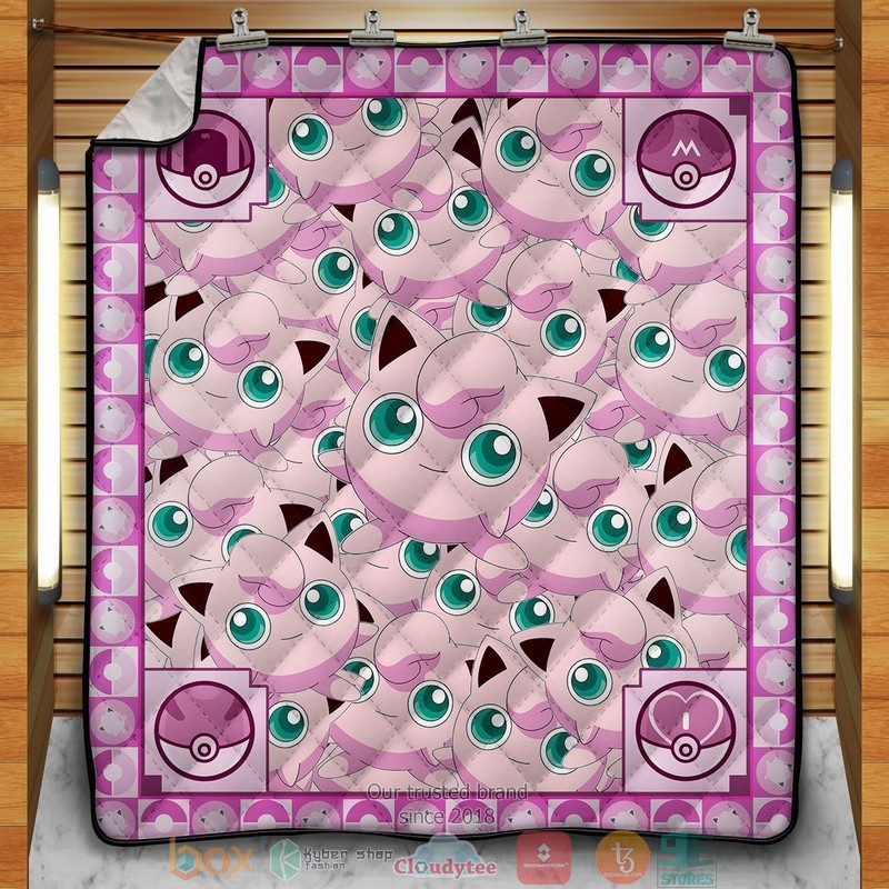 Jigglypuff Quilt Blanket Jigglypuff Quilt Blanket