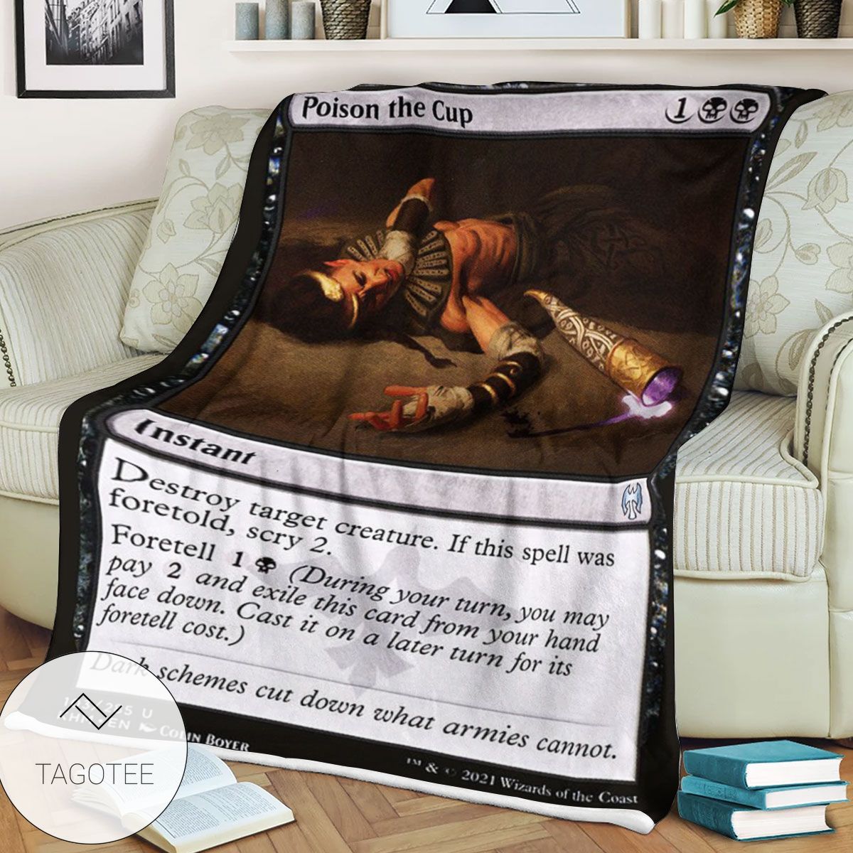 Khm 103 Poison The Cup Mtg Game Magic The Gathering Blanket Khm 103 Poison The Cup Mtg Game Magic The Gathering Blanket
