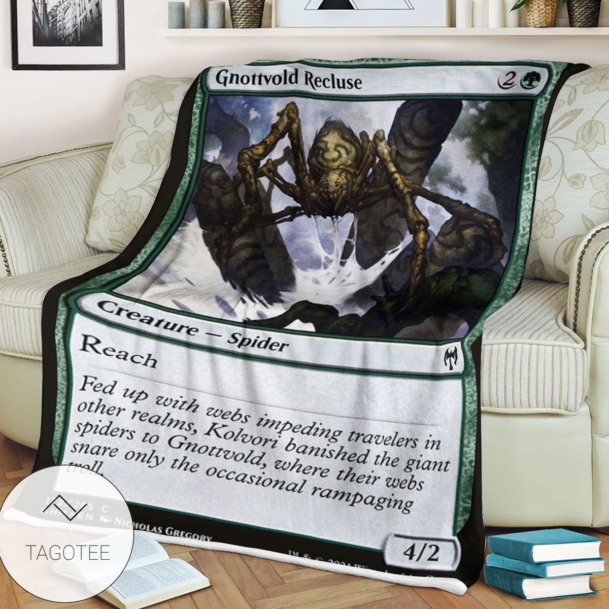 Khm 172 Gnottvold Recluse Mtg Game Magic The Gathering Blanket Khm 172 Gnottvold Recluse Mtg Game Magic The Gathering Blanket