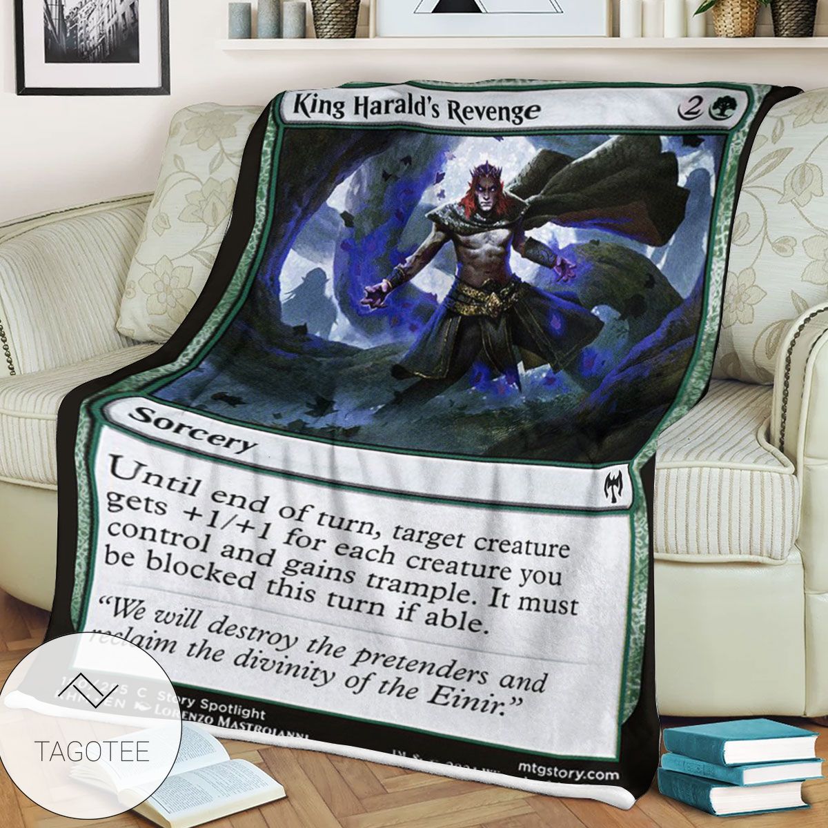 Khm 180 King Harald S Revenge Mtg Game Magic The Gathering Blanket Khm 180 King Harald S Revenge Mtg Game Magic The Gathering Blanket